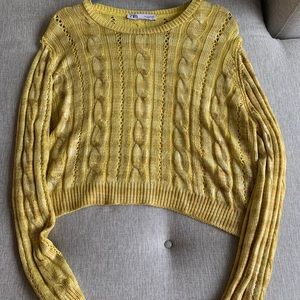 Zara semi-cropped sweater